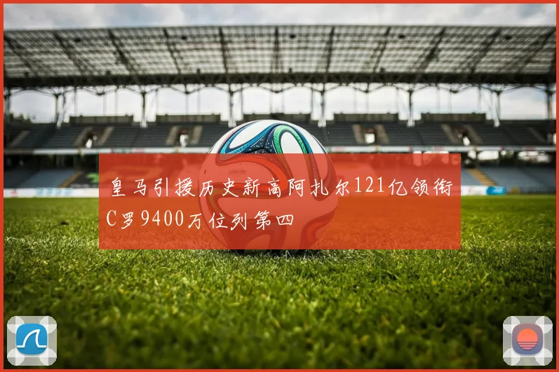 皇马引援历史新高阿扎尔121亿领衔C罗9400万位列第四